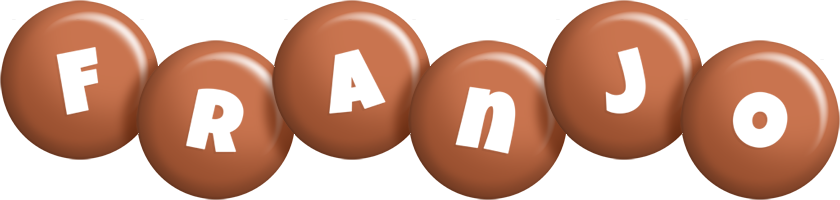 Franjo candy-brown logo