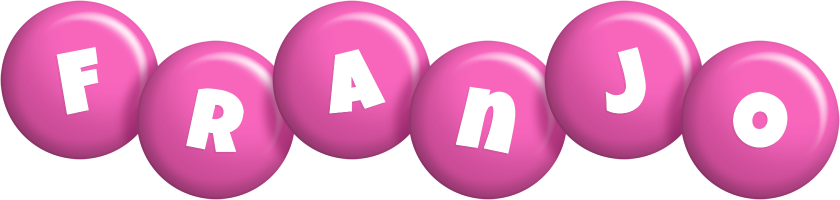 Franjo candy-pink logo