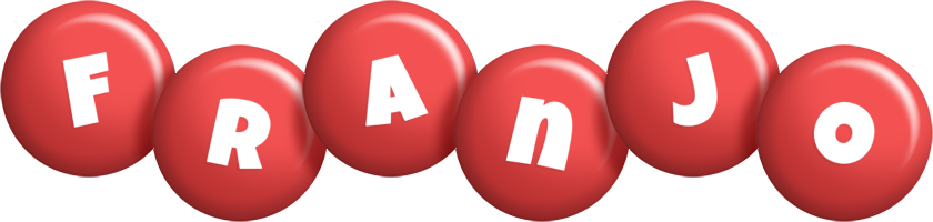 Franjo candy-red logo