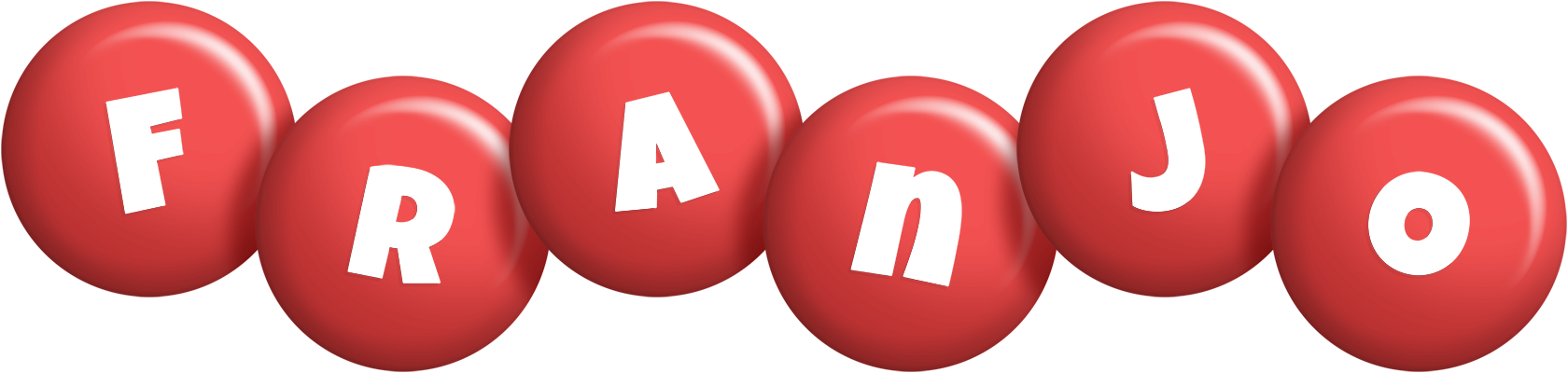 Franjo candy-red logo