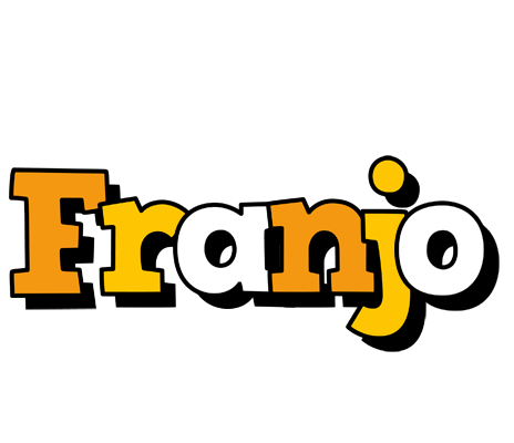 Franjo cartoon logo