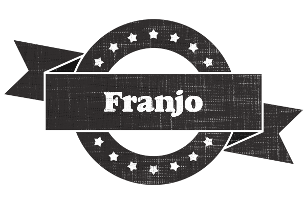 Franjo grunge logo