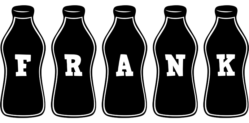 Frank bottle logo