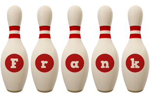 Frank bowling-pin logo