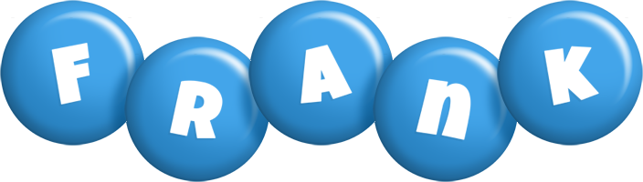 Frank candy-blue logo