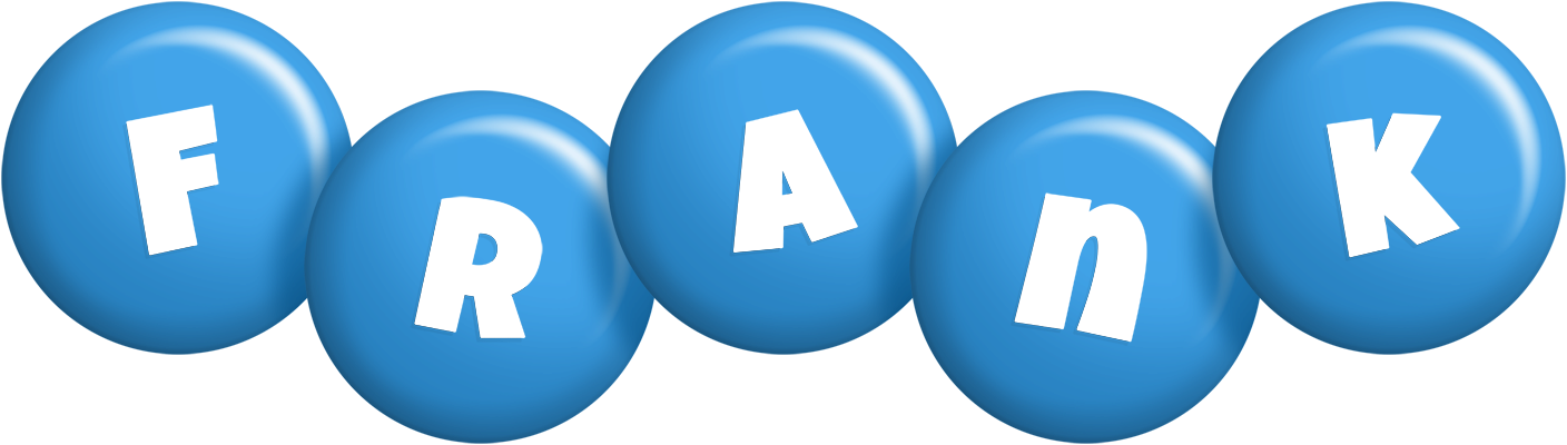 Frank candy-blue logo