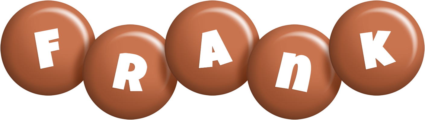 Frank candy-brown logo