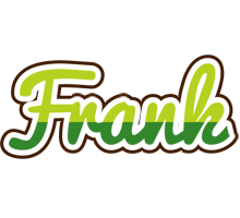 Frank golfing logo