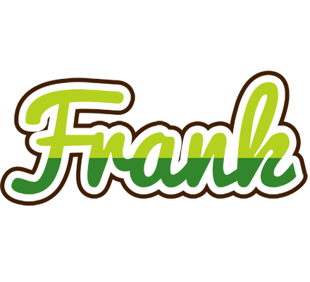 Frank golfing logo