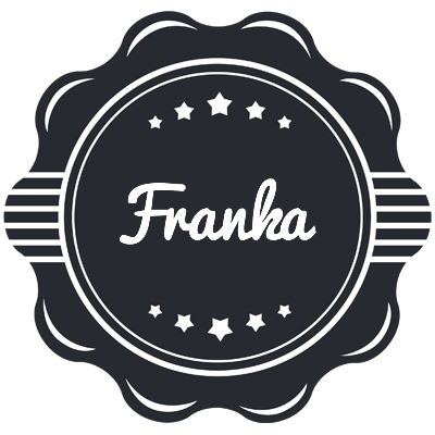 Franka badge logo