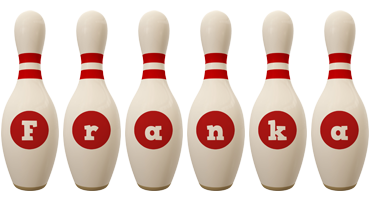 Franka bowling-pin logo