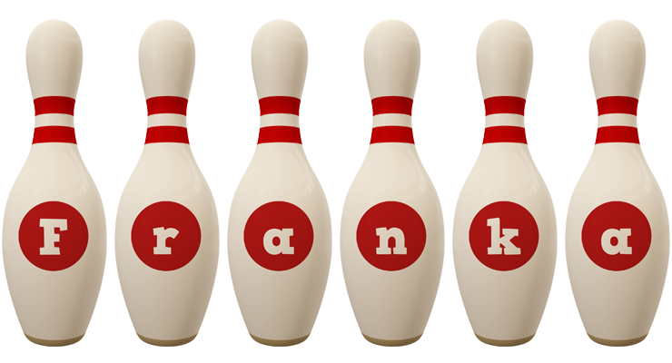Franka bowling-pin logo
