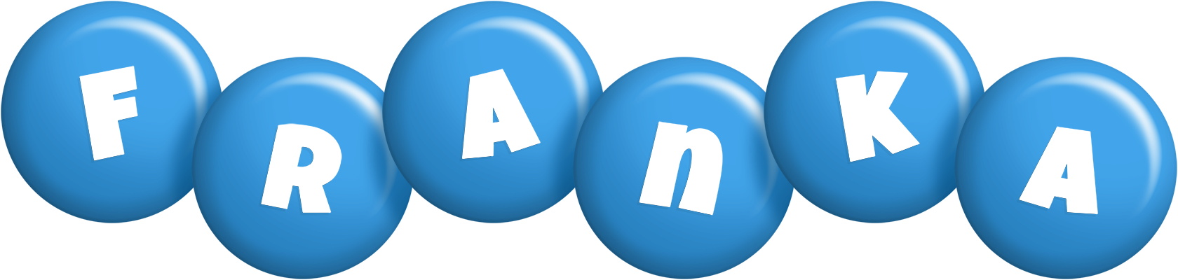 Franka candy-blue logo