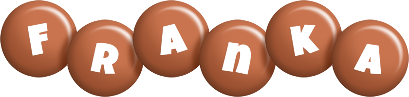 Franka candy-brown logo