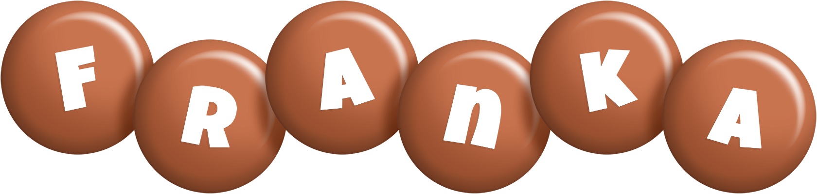 Franka candy-brown logo
