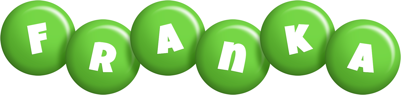 Franka candy-green logo