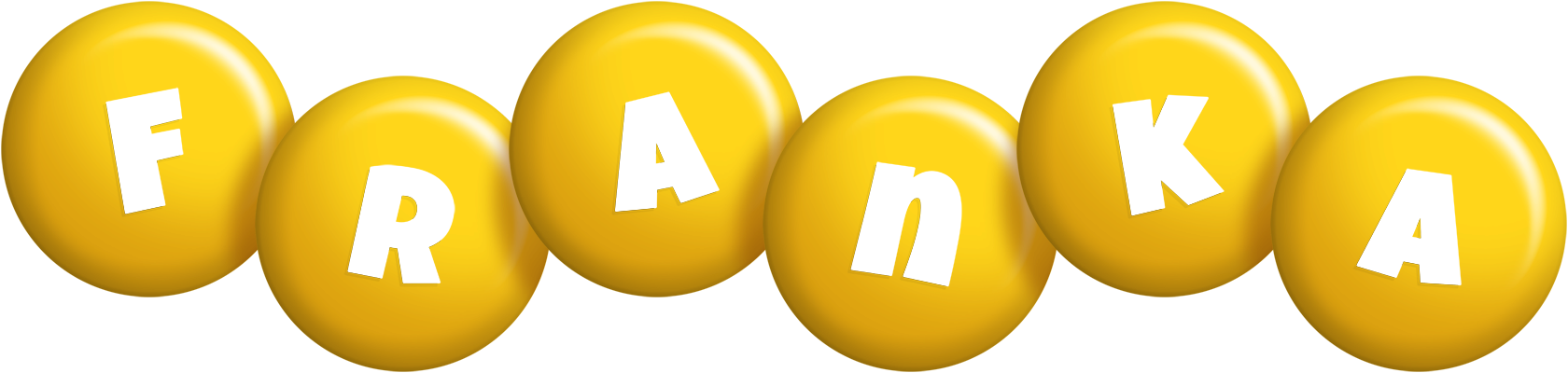Franka candy-yellow logo