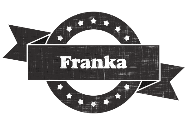 Franka grunge logo