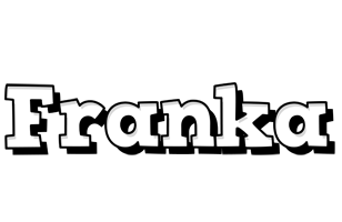 Franka snowing logo