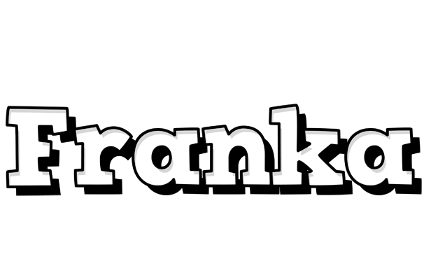 Franka snowing logo