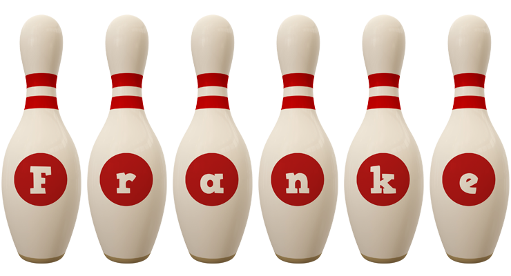 Franke bowling-pin logo