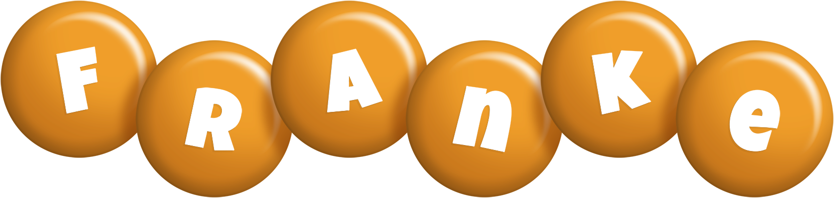 Franke candy-orange logo