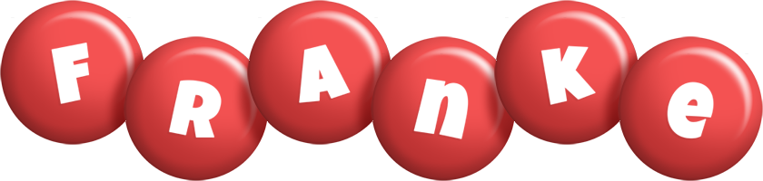 Franke candy-red logo