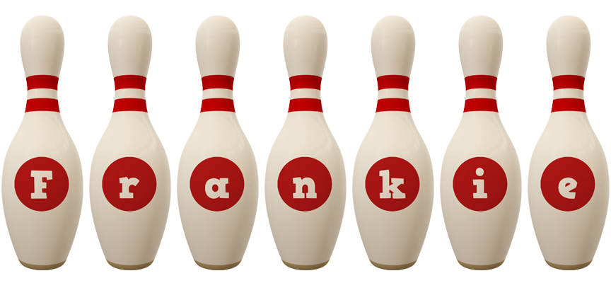 Frankie bowling-pin logo