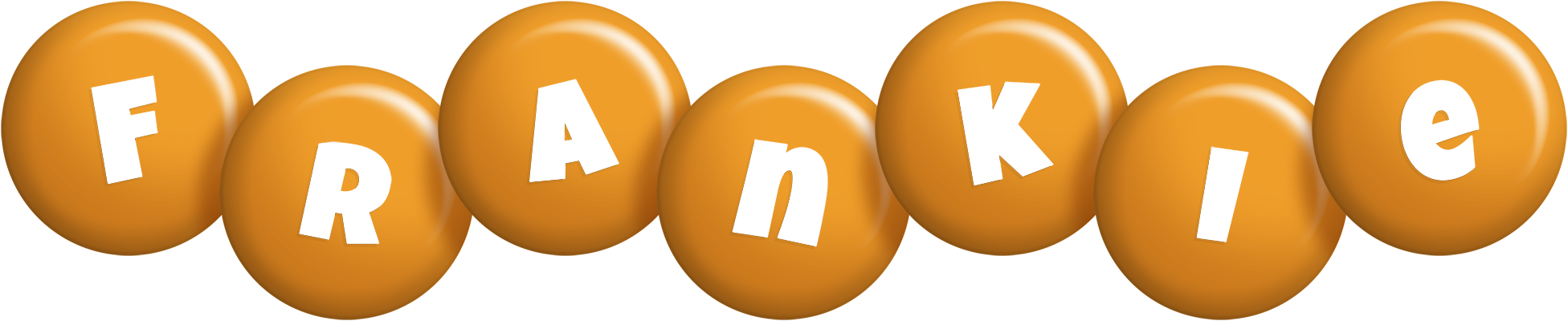 Frankie candy-orange logo