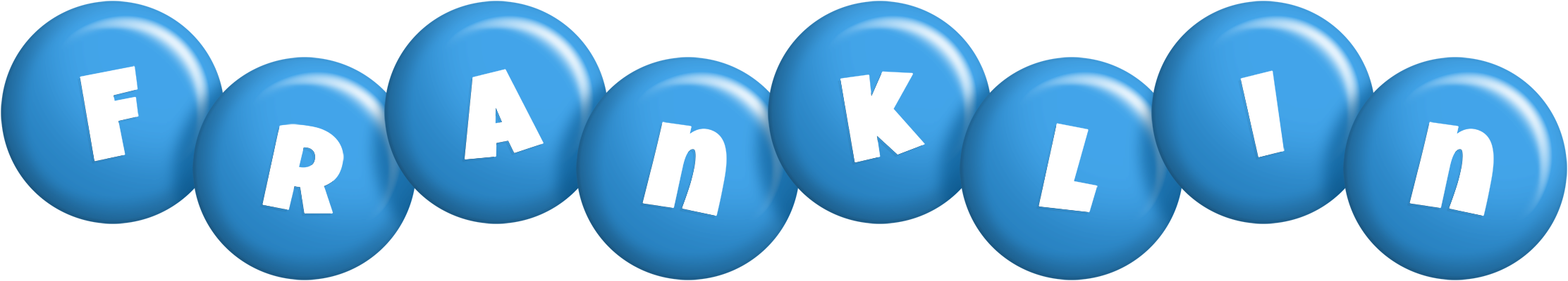 Franklin candy-blue logo