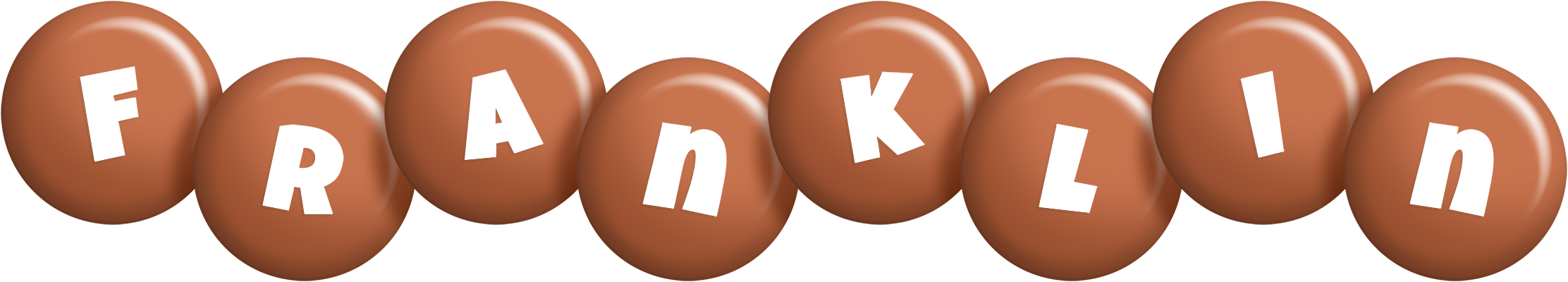 Franklin candy-brown logo