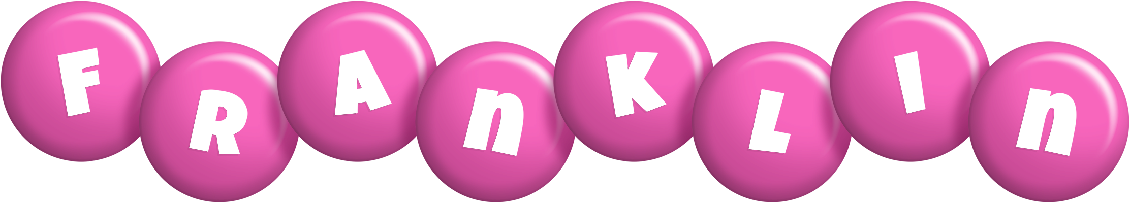 Franklin candy-pink logo