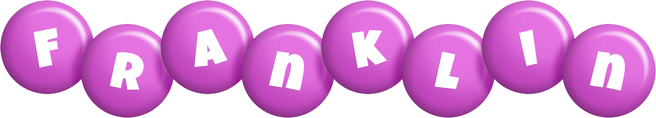 Franklin candy-purple logo