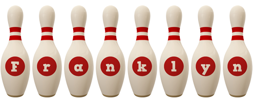 Franklyn bowling-pin logo