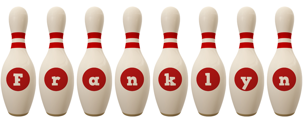 Franklyn bowling-pin logo