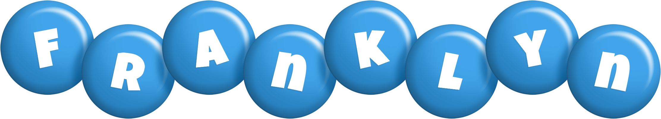 Franklyn candy-blue logo