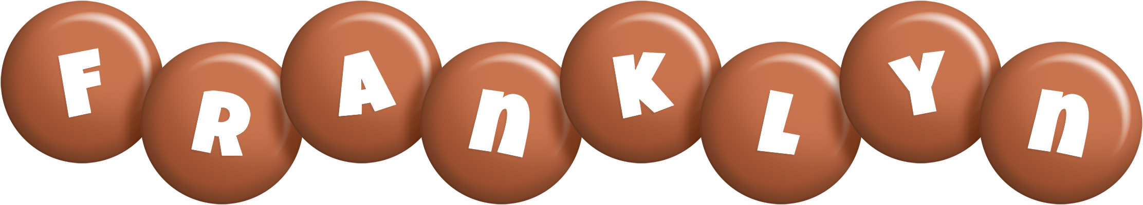 Franklyn candy-brown logo