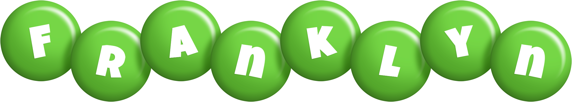 Franklyn candy-green logo