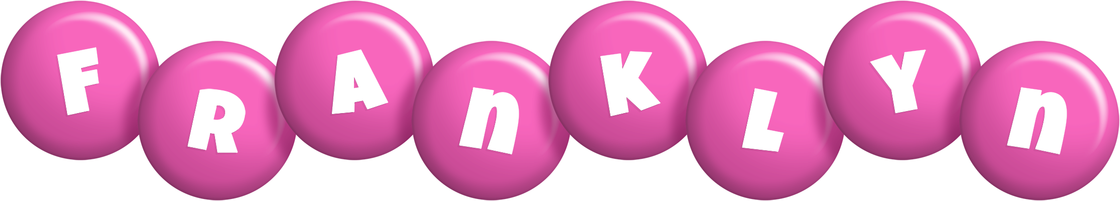Franklyn candy-pink logo