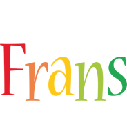 Frans birthday logo