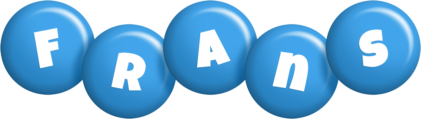 Frans candy-blue logo