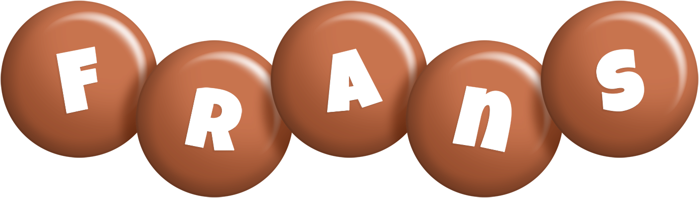 Frans candy-brown logo