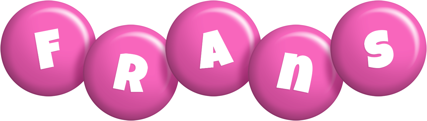 Frans candy-pink logo