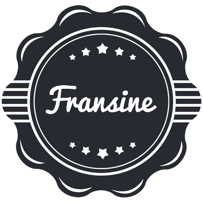 Fransine badge logo