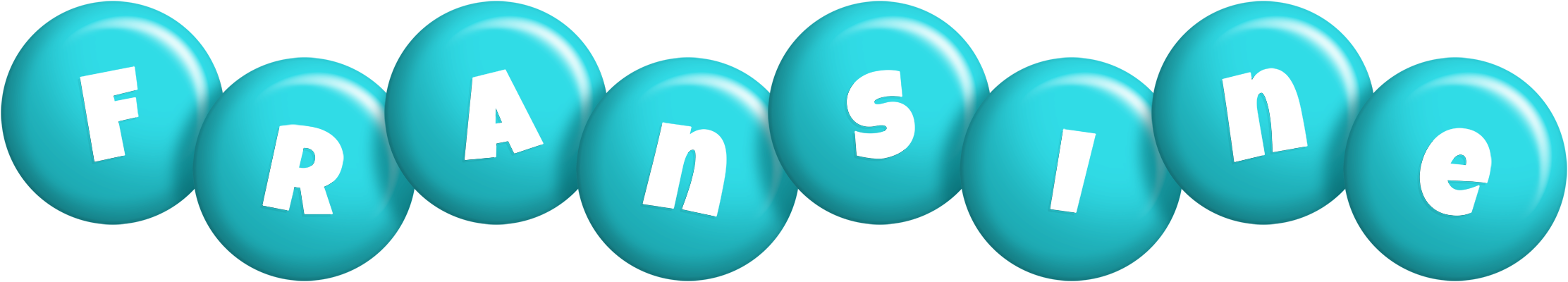 Fransine candy-azur logo