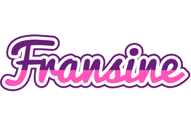 Fransine cheerful logo
