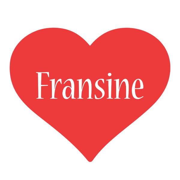 Fransine love logo