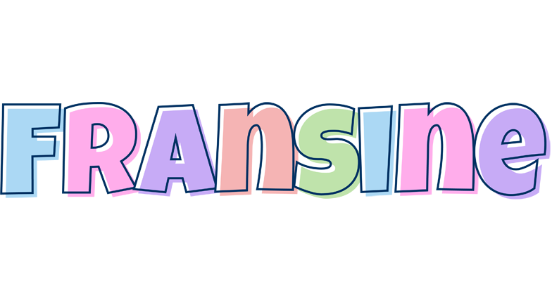 Fransine pastel logo