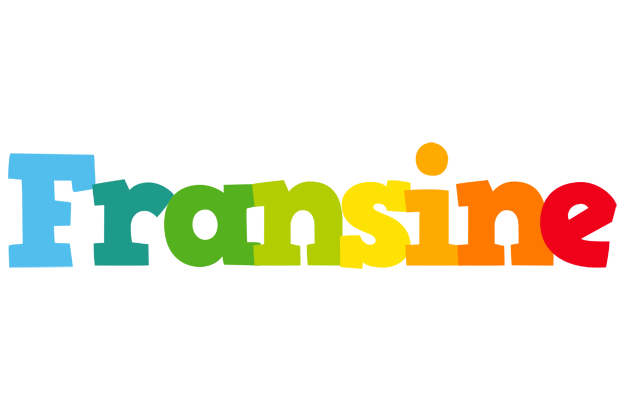 Fransine rainbows logo