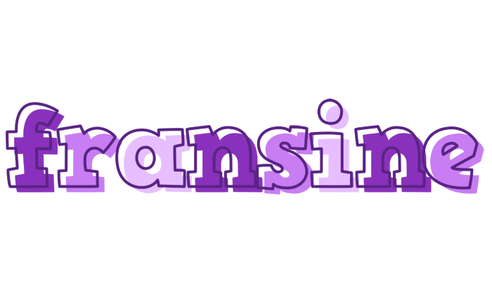 Fransine sensual logo
